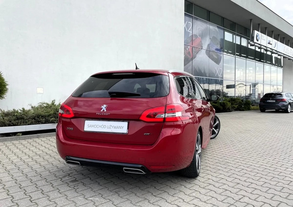 Peugeot 308 cena 68900 przebieg: 75000, rok produkcji 2018 z Białystok małe 56